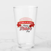 Moederdag Elegant glazen beker (Voorkant)