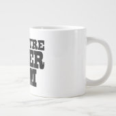 moederdag en moeders: 100% pure Super Mam Grote Koffiekop (Rechts)