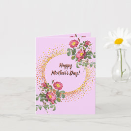 Moederdag Engelse Tuin Bloemen Kaart