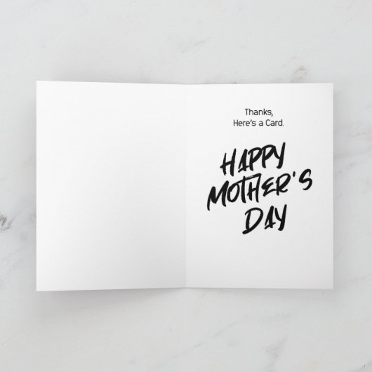 Moederdag-evaluatiekaart Kaart (Binnen)