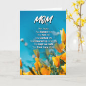 Moederdag-evaluatiekaart Kaart (Gele Bloem)