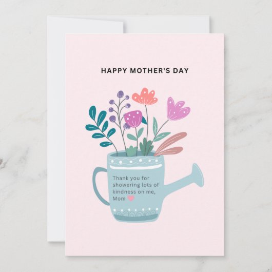 Moederdag-expressies Feestdagenkaart (Voorkant)