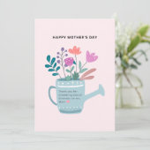 Moederdag-expressies Feestdagenkaart (Staand voorkant)