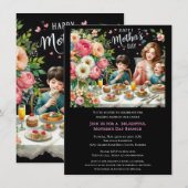 Moederdag Familie Brunch  Kaart (Voorkant / Achterkant)