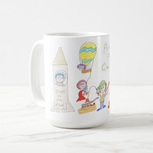 Moederdag Fantastische Moeders Koffiemok (Voorkant links)