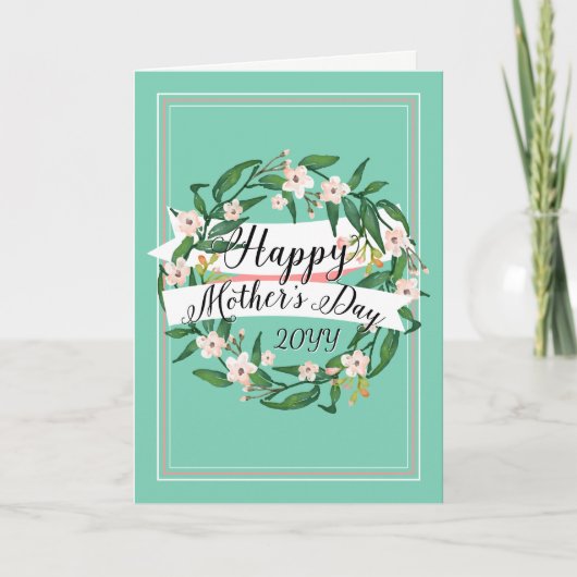 Moederdag favoriete kleur van mama kaart (Voorkant)