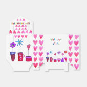 Moederdag Favour Gift Box - Met Liefde Bedankdoosjes (Uitgevouwen)