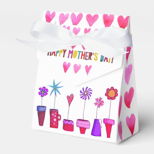Moederdag Favour Gift Box - Met Liefde Bedankdoosjes (Voorkant Zijde)