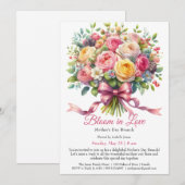 Moederdag feest - Bloom in liefde Kaart (Voorkant / Achterkant)