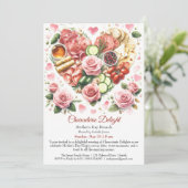 Moederdag feest - Charcuterie Delight Kaart (Staand voorkant)