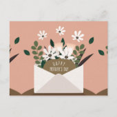 Moederdag feestdag briefkaart (Voorkant)