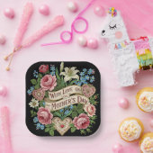 Moederdag-feestdag Papieren Bordje (Feest)