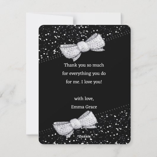 moederdag  feestdagenkaart (Achterkant)