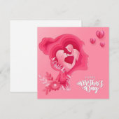 Moederdag Feestdagenkaart (Voorkant / Achterkant)