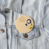 Moederdag,Fijne Moederdag aan mijn Rolmodel Ronde Button 7,6 Cm (In situ)