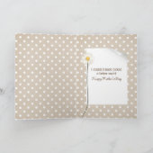 Moederdag Firstborn Chick Kaart (Binnen)