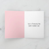 Moederdag Flamingo in een Roze Tutu Kaart (Binnen)