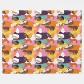 Moederdag Fleece Blanket Deken (Voorkant (Horizontaal))