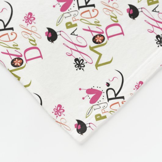 Moederdag Fleece Deken (Hoek)