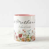 Moederdag Floral 11oz Tweekleurige Koffiemok (Center)