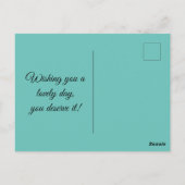  Moederdag Floral Briefkaart (Achterkant)