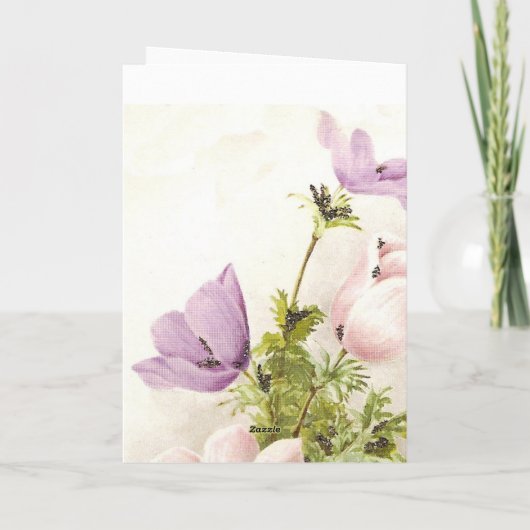 Moederdag Floral Kaart (Achterkant)