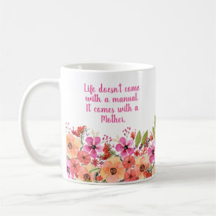 moederdag Floral Koffiemok