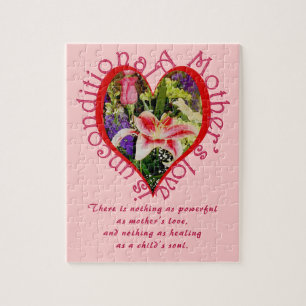 Moederdag Floral Love Unconditional Poem Small Legpuzzel