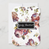  Moederdag Floral Pattern Kaart (Voorkant)