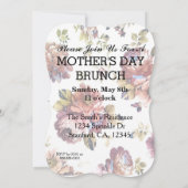  Moederdag Floral Pattern Kaart (Achterkant)