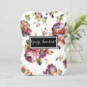  Moederdag Floral Pattern Kaart (Staand voorkant)