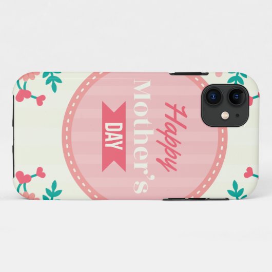 moederdag florale Case-Mate iPhone case (Achterkant (horizontaal))