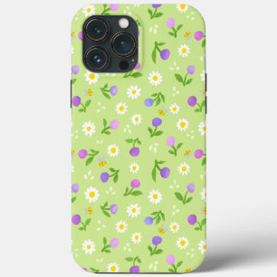 Moederdag florale Iphone Case bloemen en bijen
