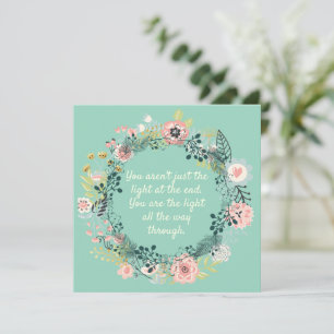 Moederdag Florals Bericht aanpassen Feestdagenkaart