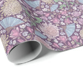 Moederdag Flowers Mums Crocus Japanse ventilatoren Cadeaupapier (Rol Hoek)