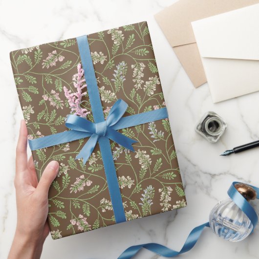 Moederdag Flowers Spring Lupine Hyacinth Vines Cadeaupapier (Geschenken)