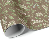 Moederdag Flowers Spring Lupine Hyacinth Vines Cadeaupapier (Rol Hoek)