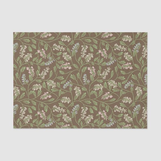 Moederdag Flowers Spring Lupine Hyacinth Vines Tissuepapier (Voorkant)