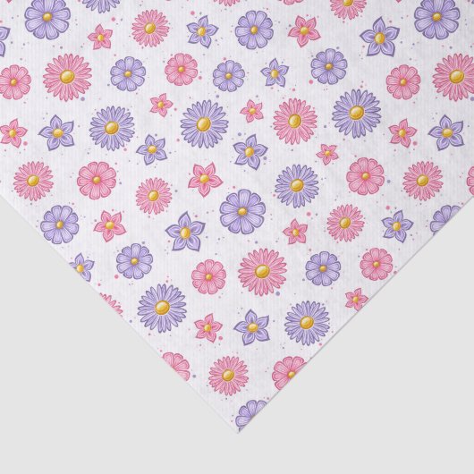 Moederdag Flowers Tissuepapier (Detail)