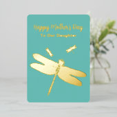 Moederdag Folie Vakantiegroet Feestdagenkaart (Staand Voorkant)