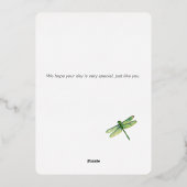 Moederdag Folie Vakantiegroet Feestdagenkaart (Achterkant)