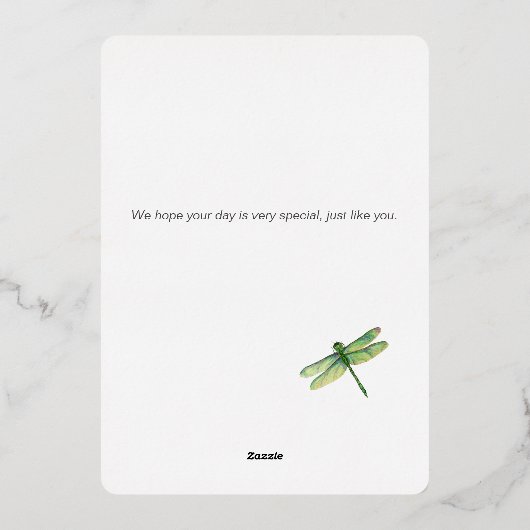 Moederdag Folie Vakantiegroet Folie Feestdagenkaart (Achterkant)