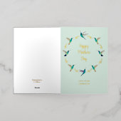  Moederdag Folie Wenskaart (Buiten Laag)