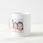 Moederdag Foto Best Grandma Ever Love Cute Koffiemok (Voorkant links)