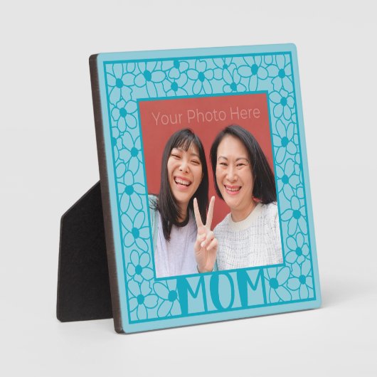 Moederdag foto cadeau van volwassen dochter fotoplaat (Voorkant)