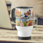 Moederdag Foto collage 9 Foto's & aangepaste tekst Reisbeker