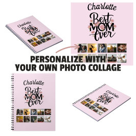 Moederdag foto collage beste mam ooit aandenken notitieboek