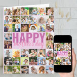 Moederdag Foto Collage Big Specialized Kaart<br><div class="desc">Grote Moederdag kaart met persoonlijke boodschap en fotocollage. Het ontwerp wordt letterlijk gemaakt in overmaatse typografie en borstelmanuscript. U kunt het bericht aan de binnenkant ook personaliseren. Upload uw afbeeldingen (die in rijen van links naar rechts werken, van boven naar onder) en deze worden weergegeven in vierkante/instagramindeling om een raster...</div>