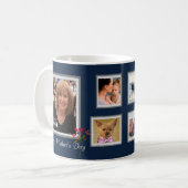 MOEDERDAG FOTO COLLAGE FAMILIS PERSONALIZE KOFFIEMOK (Voorkant links)