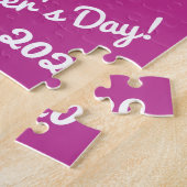 Moederdag Foto Collage Gift Custom Puzzle Legpuzzel (Zijkant)